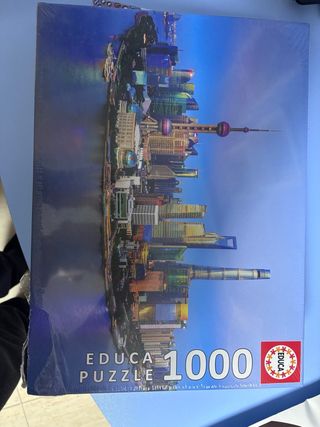 Puzzle Educa 1000 Piezas Skyline Nocturno