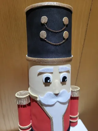 Cascanueces navidad goma eva 40 cm hecho a mano