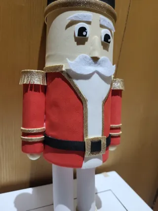 Cascanueces navidad goma eva 40 cm hecho a mano