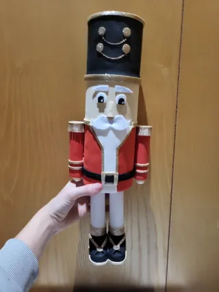 Cascanueces navidad goma eva 40 cm hecho a mano