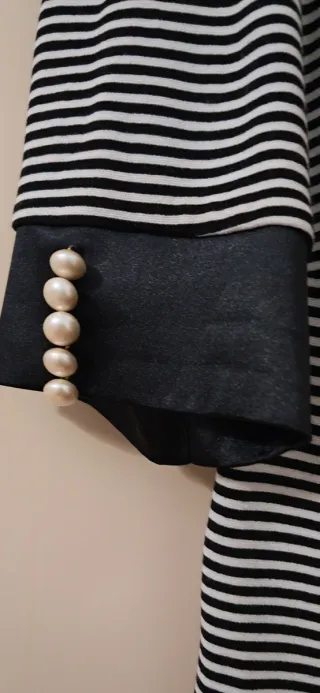 Abito Elisabetta Franchi righe catena taglia L