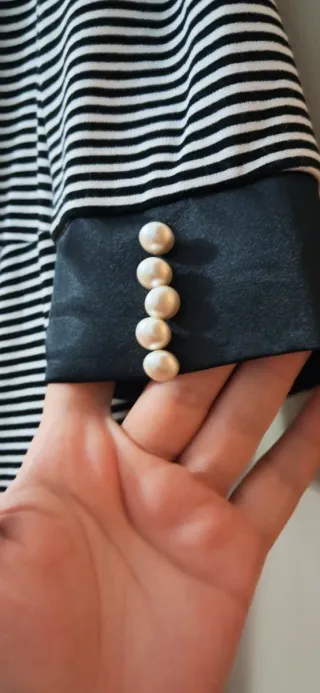 Abito Elisabetta Franchi righe catena taglia L