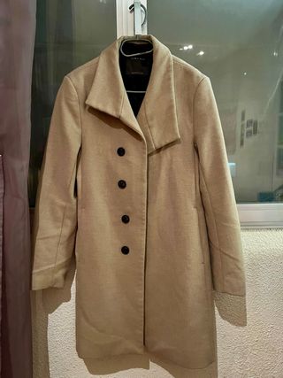 Abrigo Zara Hombre Beige