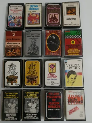 16 Violeta Parra Cintas Cassettes ELIGE
