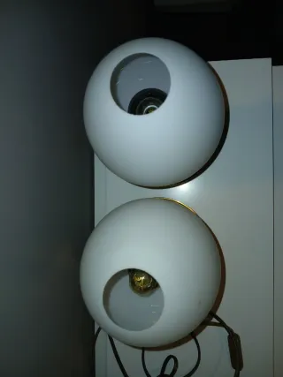 Coppia Lampade Ottone Anni '60