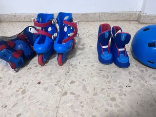 Patines Oxelo Azules con Protecciones