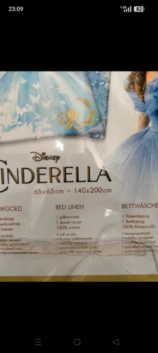 Juego Cama Infantil Disney Cenicienta