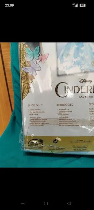 Juego Cama Infantil Disney Cenicienta
