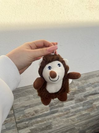 Peluche riccio portachiavi