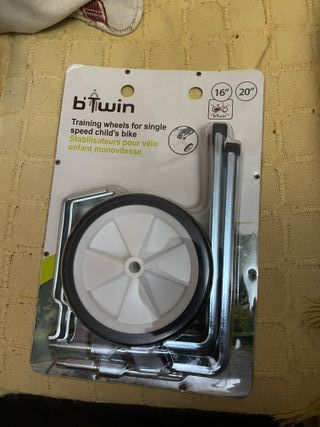 Ruedines Btwin 16-20 para bicicleta infantil