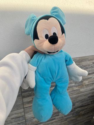 Peluche Mickey Mouse azzurro