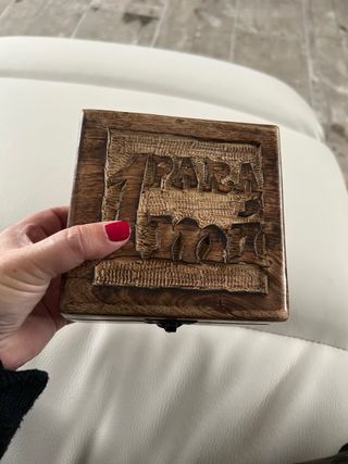 Collar Acero y Cuero Marrón