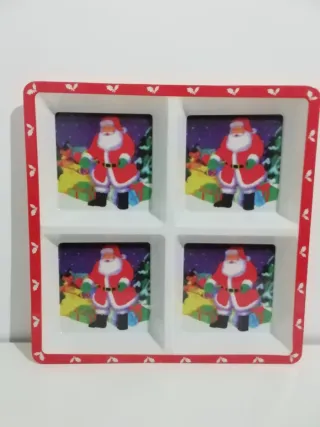 Bandeja Santa Claus Vintage