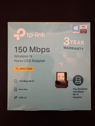 TP-Link Adaptador USB WiFi N 150Mbps TL-WN725N