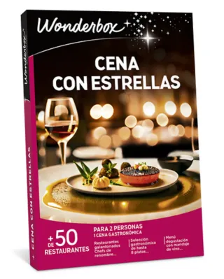Cena con Estrellas WONDERBOX