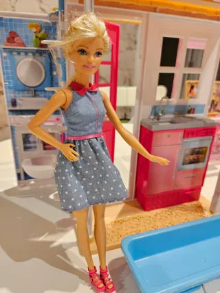 Casa Barbie Cocina y Habitación