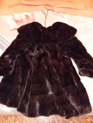 Abrigo de mujer marrón