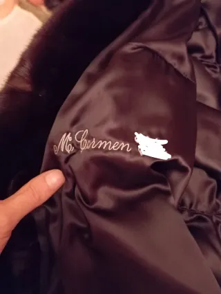 Abrigo de mujer marrón