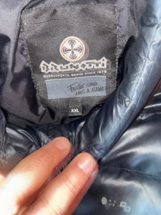 Plumas Negro Deportivo talla xxxl marca Brunotti