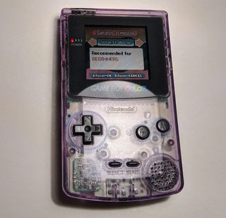 Nintendo Game Boy Color Morado Transparente