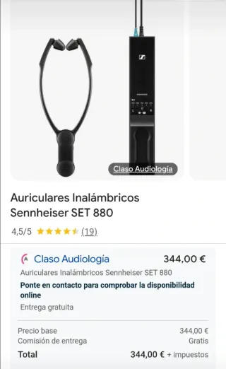 Sennheiser Set 880 TV Listening System