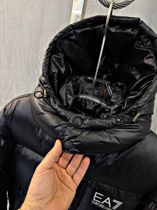 Abrigo Emporio Armani Negro Nuevo