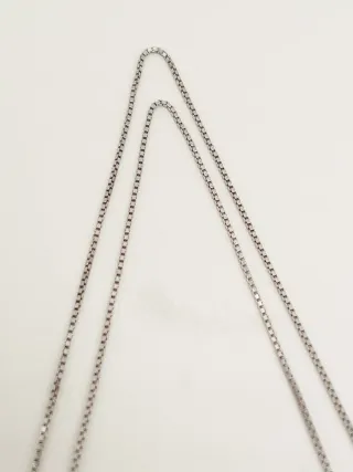 Collana ciondolo croce Gerusalemme argento 925