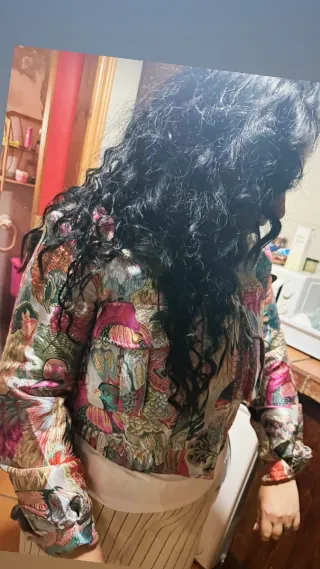 Chaqueta Desigual bordada multicolor