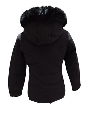 Cazadora Desigual acolchada negra con capucha