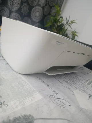 Stampante HP viola e bianca