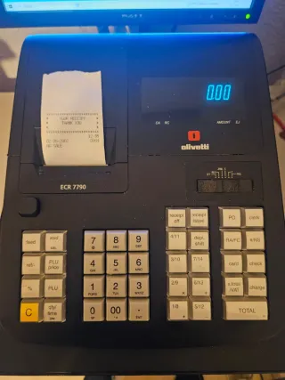 Caja Registradora Olivetti ECR 7790
