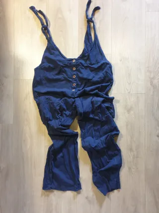 Confezione di tute premaman blu e verde