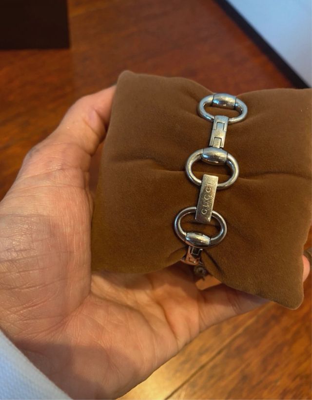 Reloj Gucci Plata y Negro