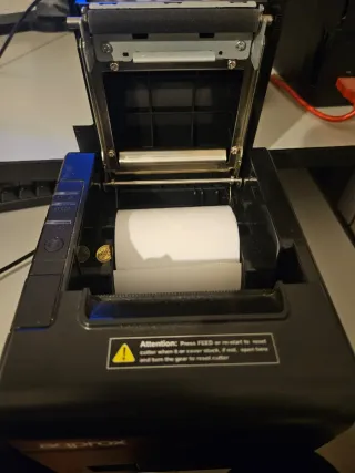 Impresora de tickets Aqprox Negra