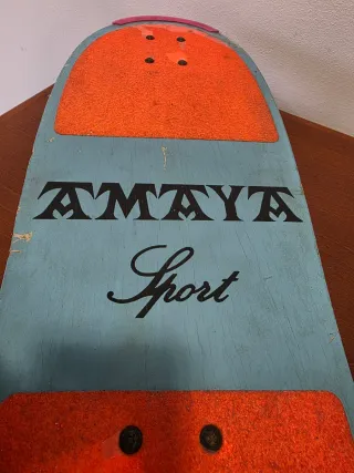 Skate AMAYA SPORT azul y naranja