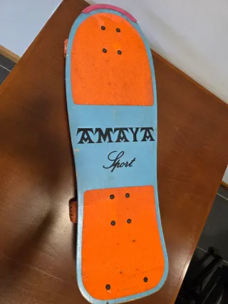 Skate AMAYA SPORT azul y naranja