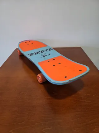Skate AMAYA SPORT azul y naranja