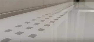 Mesa de cocina cristal y metal extensible