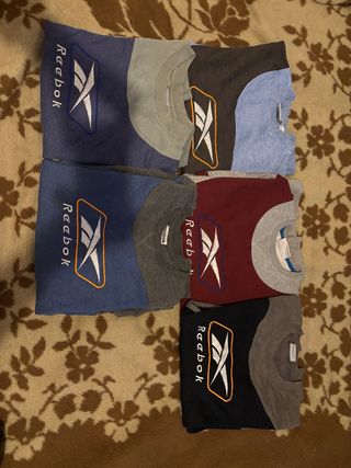 Pack 5 Sudaderas Reebok Nuevas