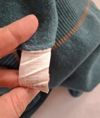 Pullover Lana Lacoste Uomo Blu