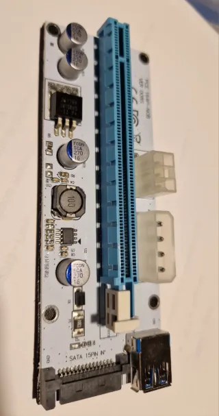 Riser PCI-E 1x para 16x - Mineração Crypto
