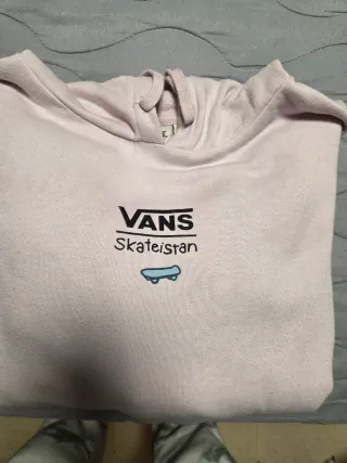 Sudadera Vans malva con Diseño