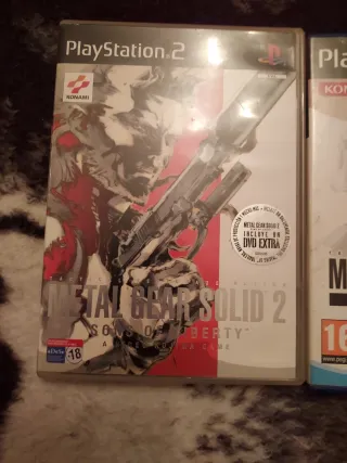 PS2 Metal Gear Solid 2 Sons of Liberty + Substance