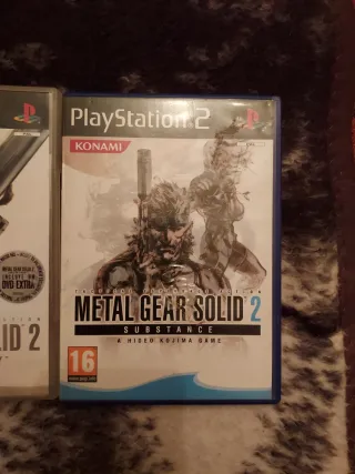 PS2 Metal Gear Solid 2 Sons of Liberty + Substance