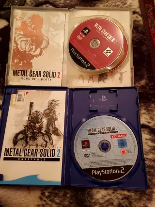 PS2 Metal Gear Solid 2 Sons of Liberty + Substance