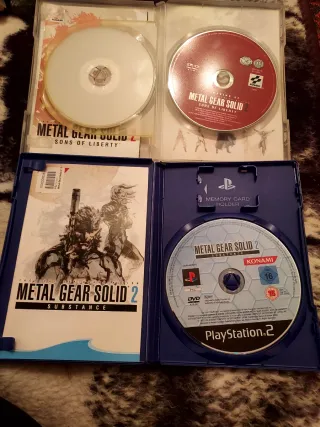 PS2 Metal Gear Solid 2 Sons of Liberty + Substance