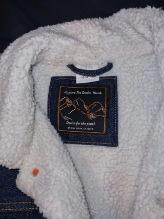 Chaqueta vaquera forrada niño Talla 13-14 años