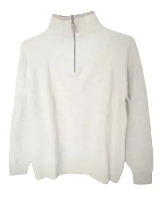 Camisola Burberry Lã Bege/Branco