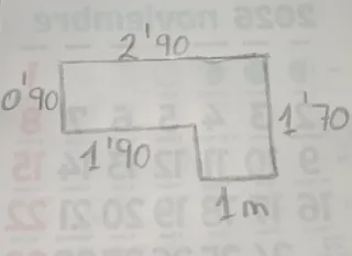 Sofá Chaiselongue Beige/Gris