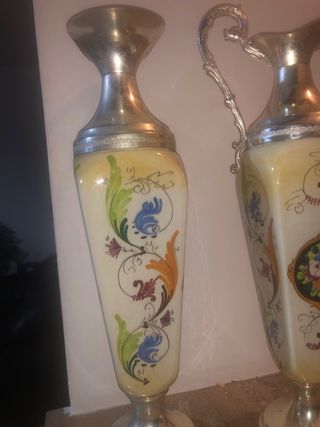 Coppia vasi Ferribologna Argento